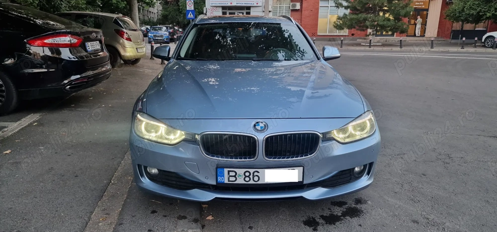 Vand BMW Seria 3 Break, 184 CP, 2013, Albastru Deschis