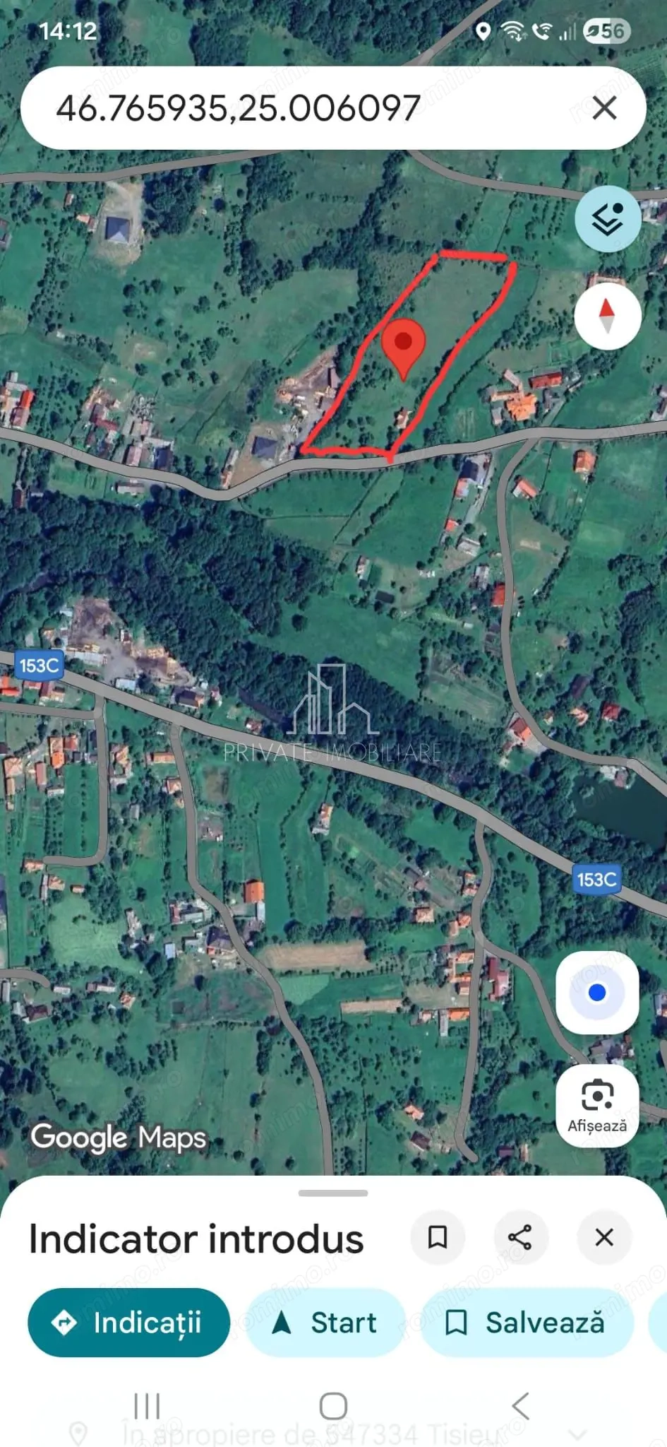 Teren Intravilan 1,2 Hectare cu Cert Urbanism,Sat Tisieu,Com. Ibanesti