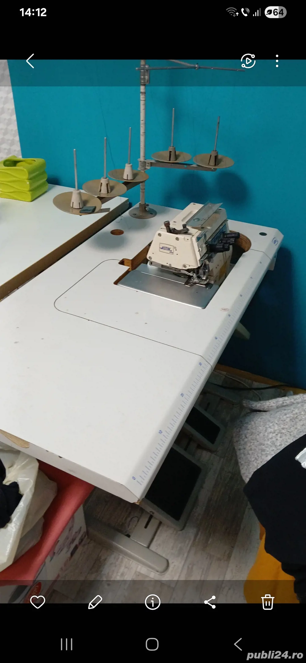 Vand masini de cusut sulfikat si triplock