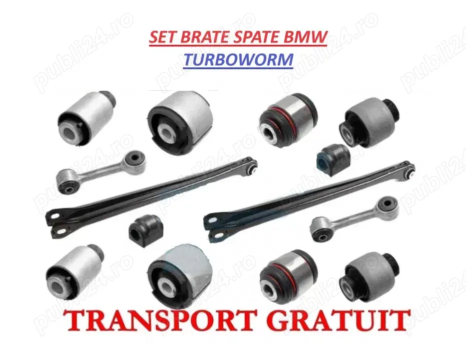 Kit brate spate BMW Seria 3 E90 E91, SERIA 1 E81 E87, X1 - 14 piese