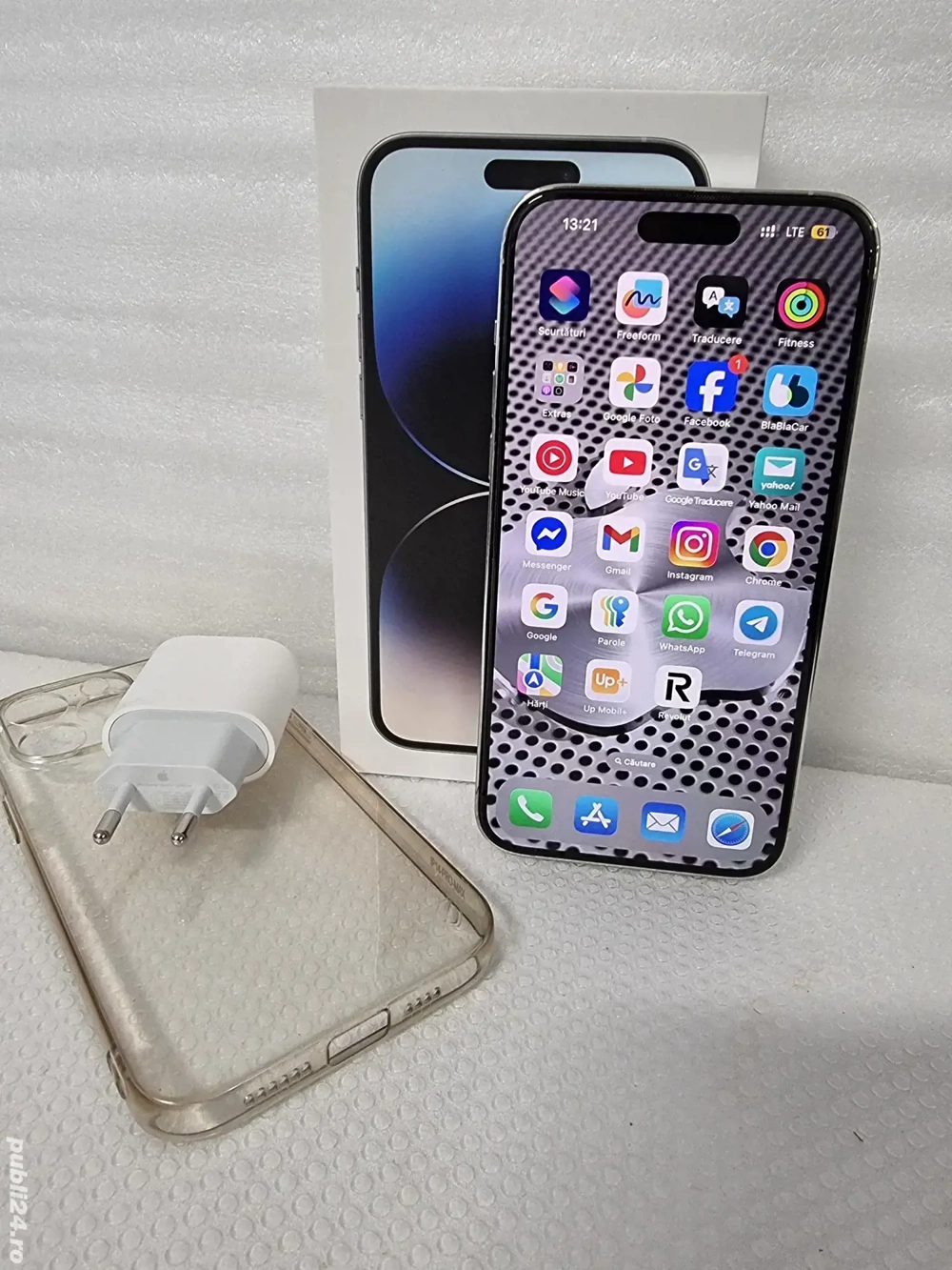 Iphone 14 Pro Max Silver 256gb ptr pretențioși 