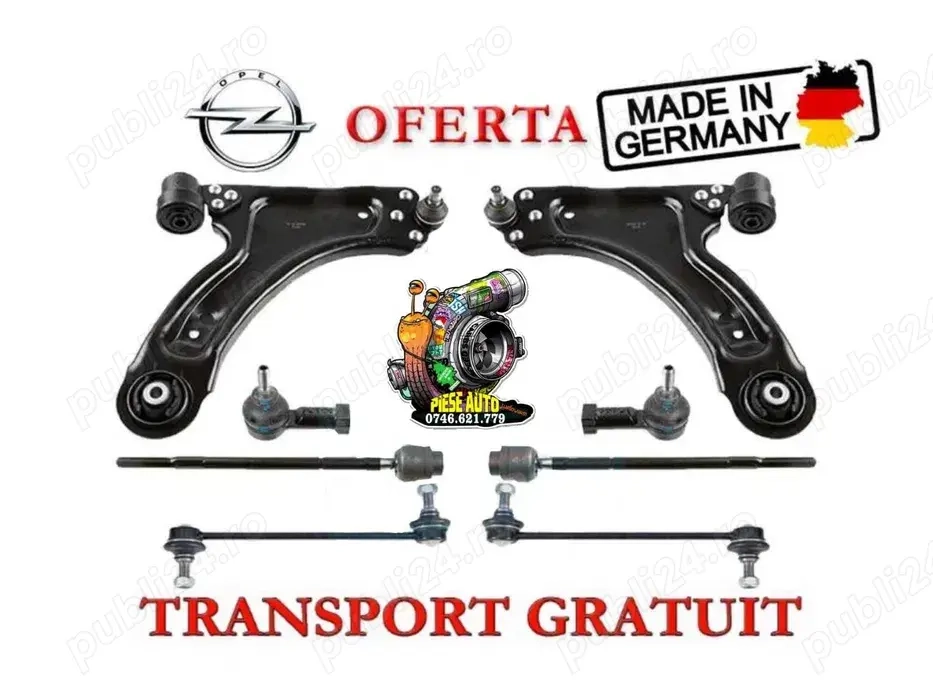 Kit brate Opel Corsa C 2001-2006 + TRANSPORT GRATUIT