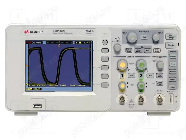 Vand osciloscop digital Keysight DSO1072B, 2 canale, 70MHz, 1.000 lei