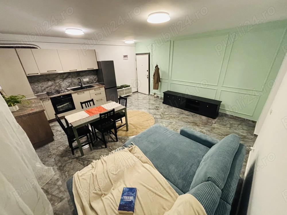 Apartament 2 camere   48 mp + terasă 8 mp   Primă închiriere   TOTUL NOU