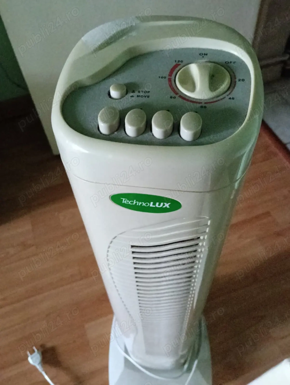 Aeroterma ventilator turn oscilant rotativ aer rece cald TechnoLUX 