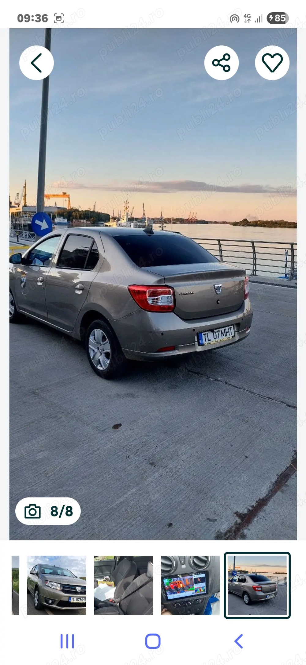 Vand dacia logan benzina 2013 octombrie