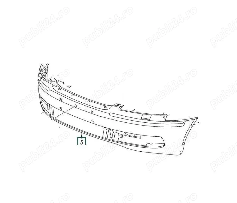 Bara fata VOLKSWAGEN PHAETON (3D2), 2011-03.2016