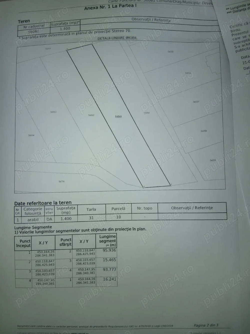 Vand teren intravilan 1400m2 Sat Comanca Jud.Olt