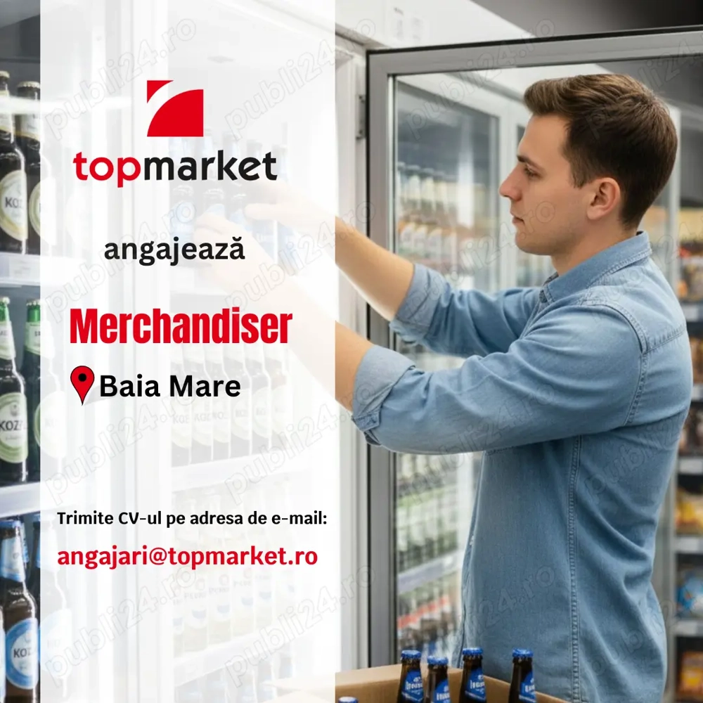 Angajăm Merchandiser în Baia Mare
