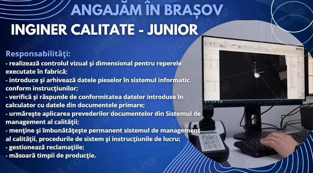Inginer calitate-Junior