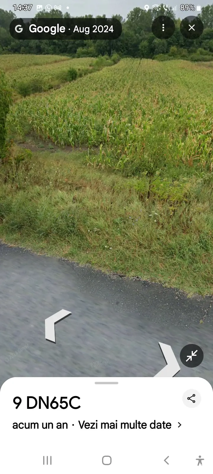 teren intravilan-extra. ,cu deschidere 26 m la șoseaua principală,  Craiova-Rm. Valcea 