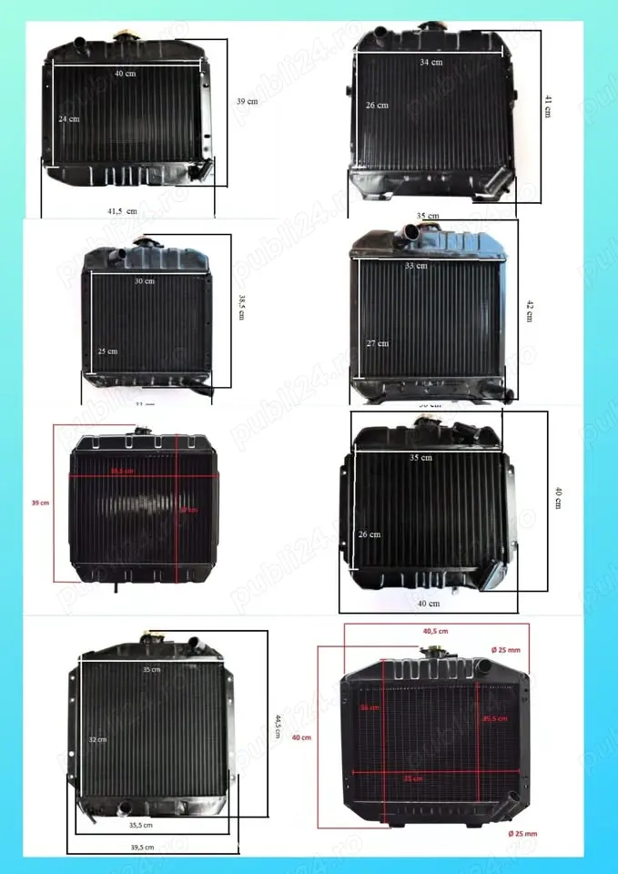 Vand radiatoare de apa pentru tractoare japoneze