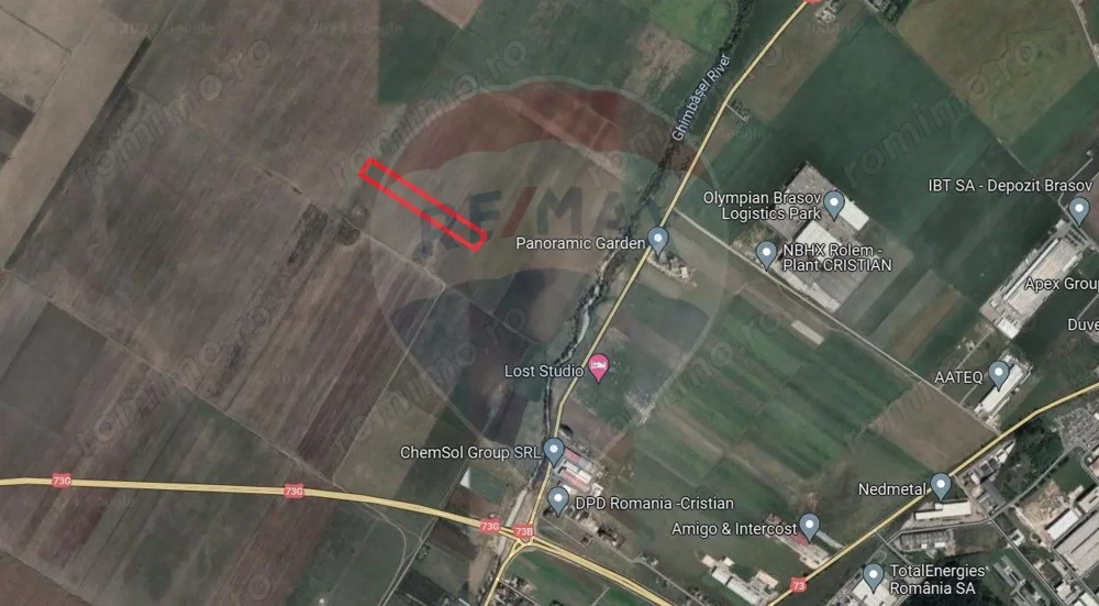 Teren extravilan arabil, 9650 mp, Cristian