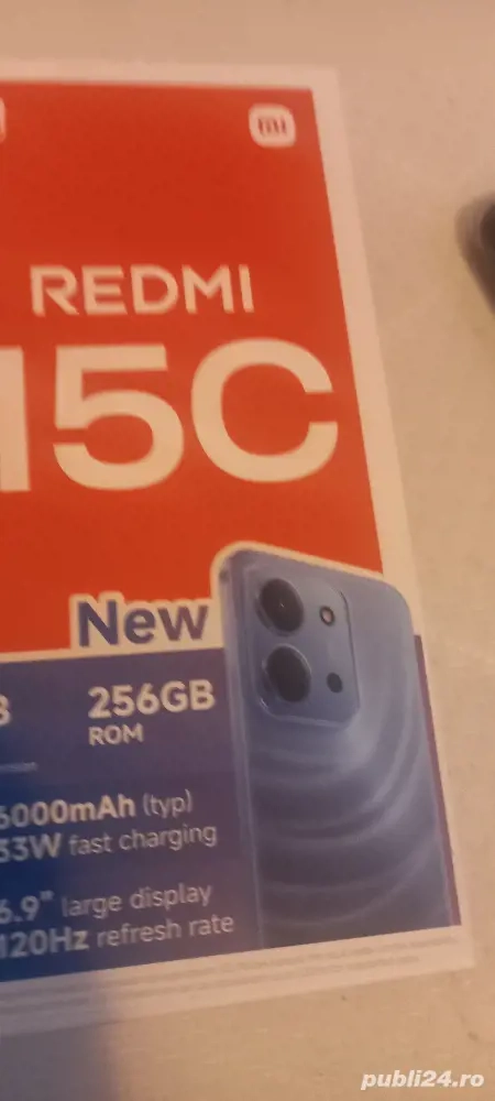 Vind Redmi 15 C 256 mem 8 giga