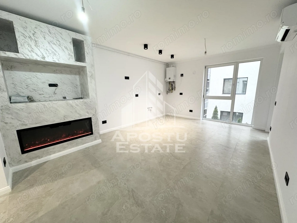 Apartament cu 3 camere la etajul 1 complet finisat in Giroc la asfalt