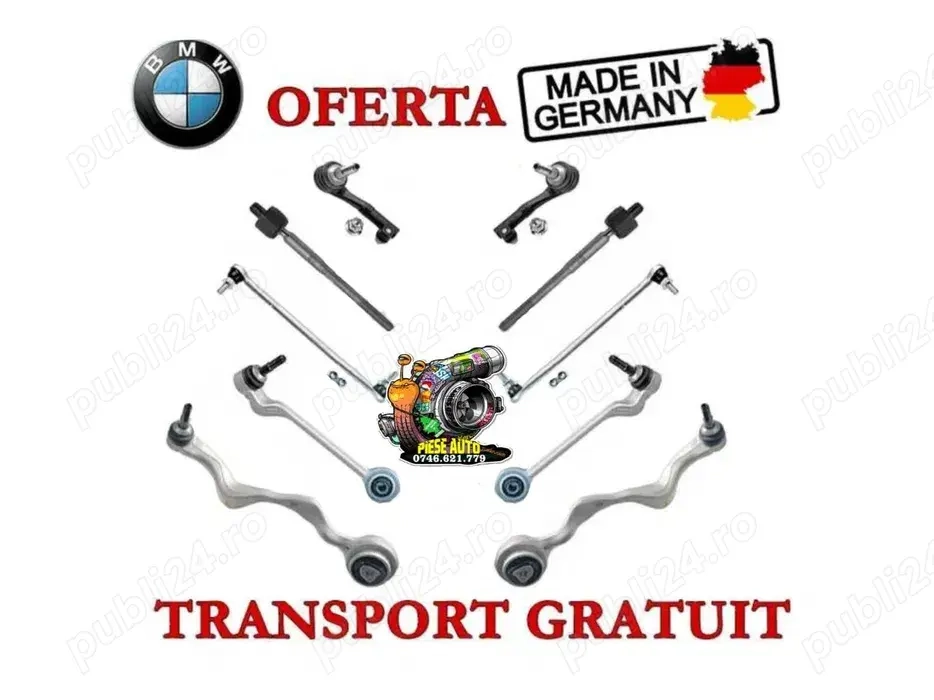 Kit brate BMW SERIA 3 E90, SERIA 1 E81 E87, X1 - set complet 10 piese