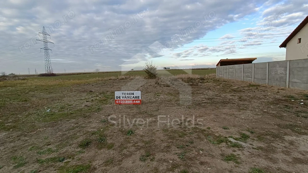 Teren Dumbrăvița cu front generos 24 ml