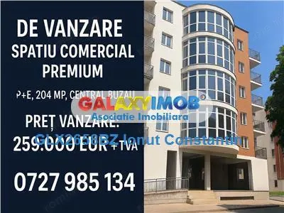 Spatiu comercial 204,21mp de vanzare,centrul Buzaului