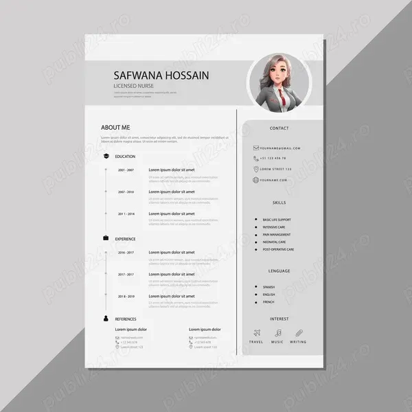 Cv in limba engleza si nu numai