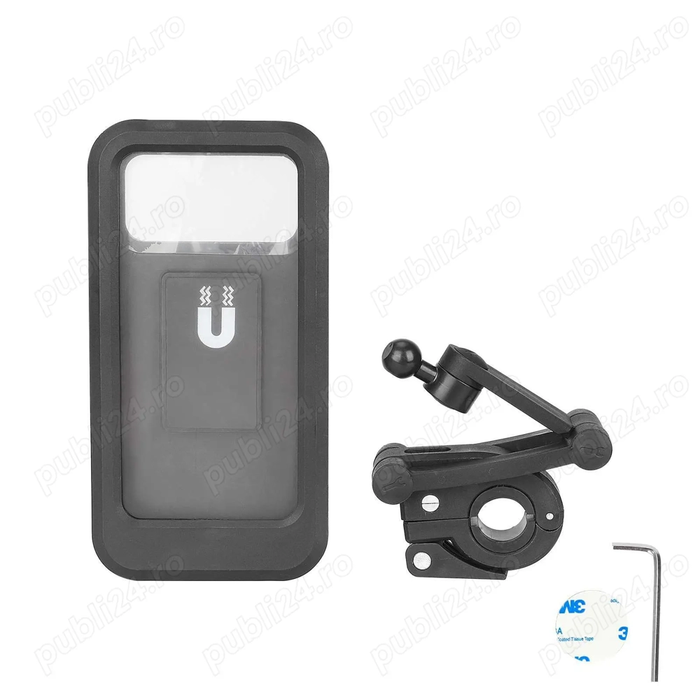 Suport Telefon Waterproof și Magnetic   soluția 360  Swivel pentru toate deplasările tale! Acest acc