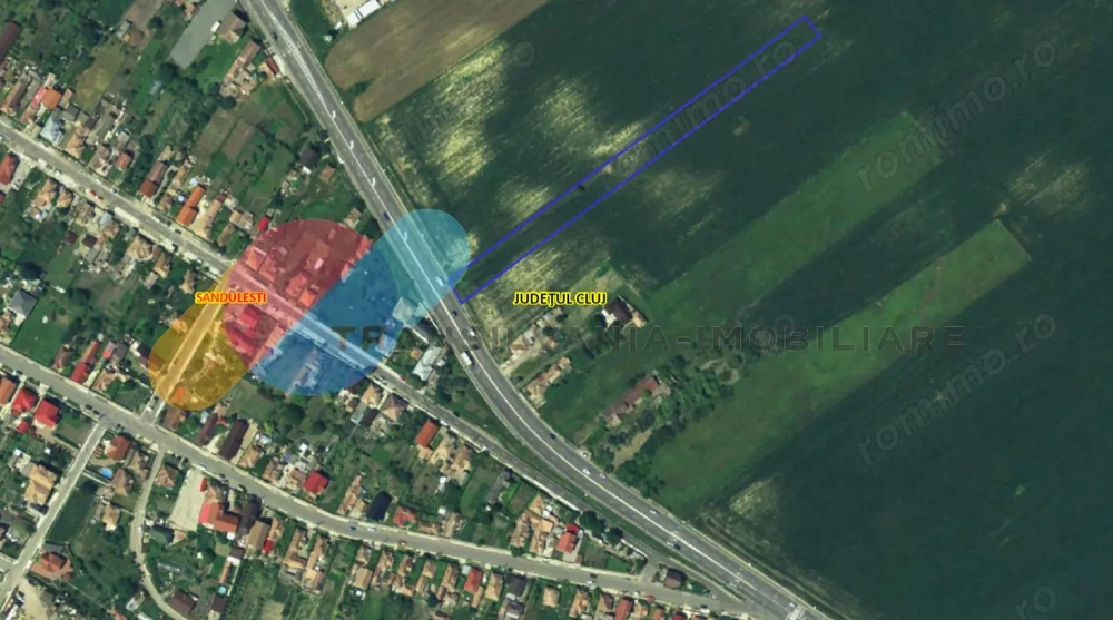 Teren intravilan la ieșire din Turda spre Cluj