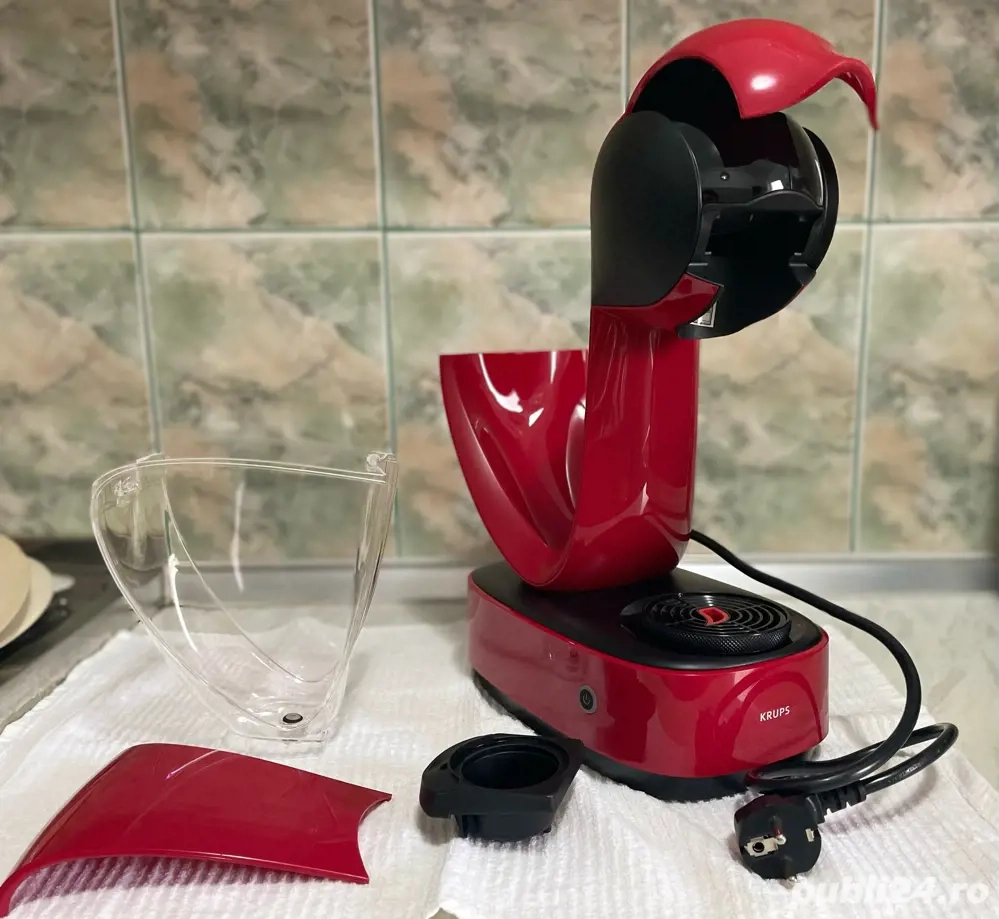 Espressor cu capsule Krups Infinissima 1,2l, roșu