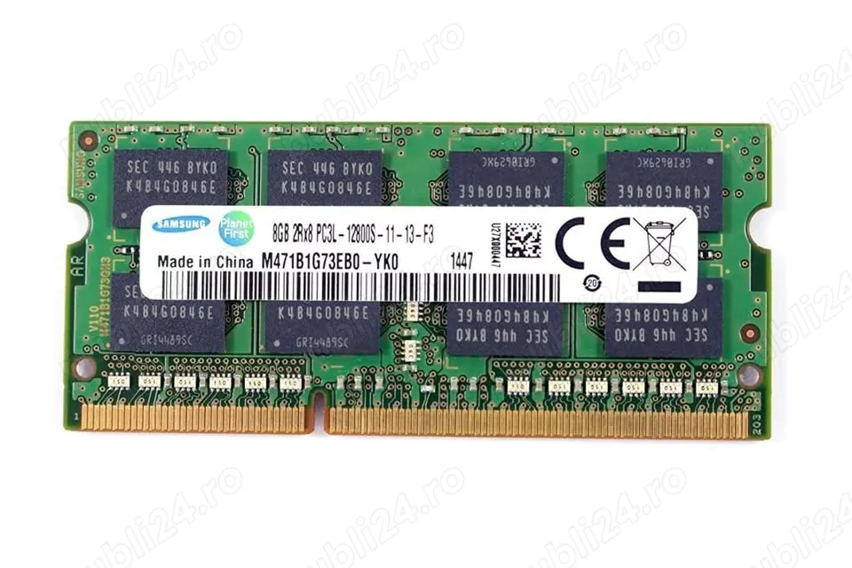 Memorie laptop 8gb ddr3l 2rX8 pc3 12800s pc3l 11 13 f3