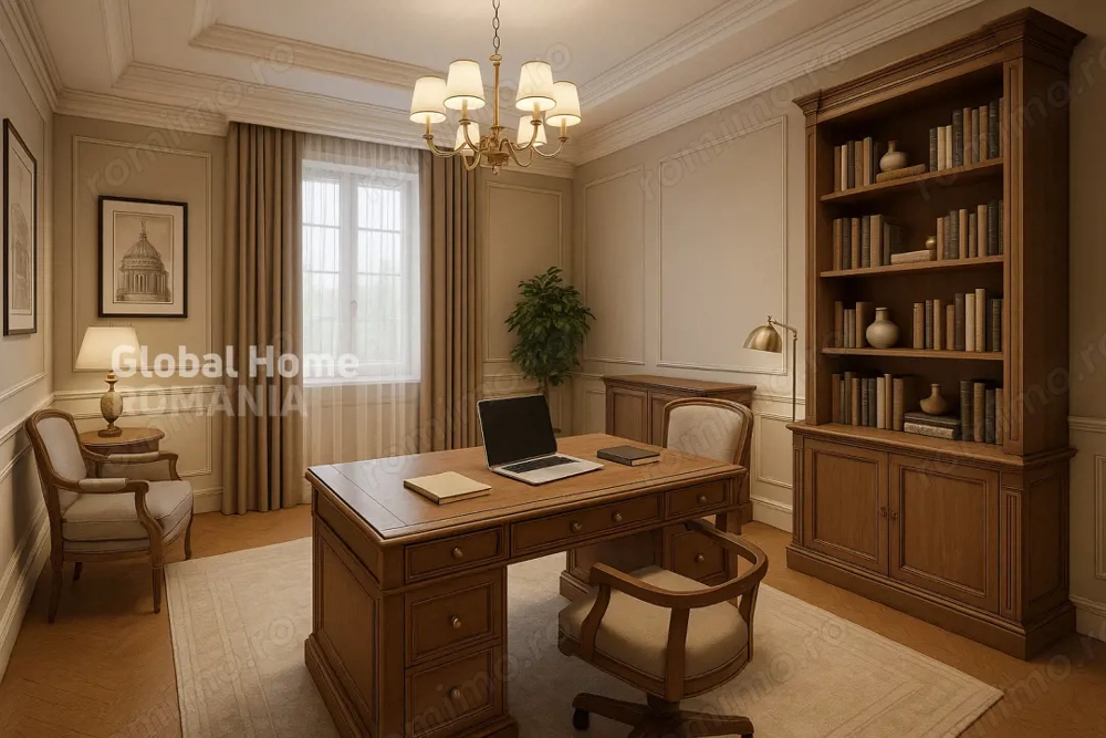 Spatiu birouri - 3 camere | Zona Cismigiu | Et. 2 – Cladire Interbelica | 107 MP