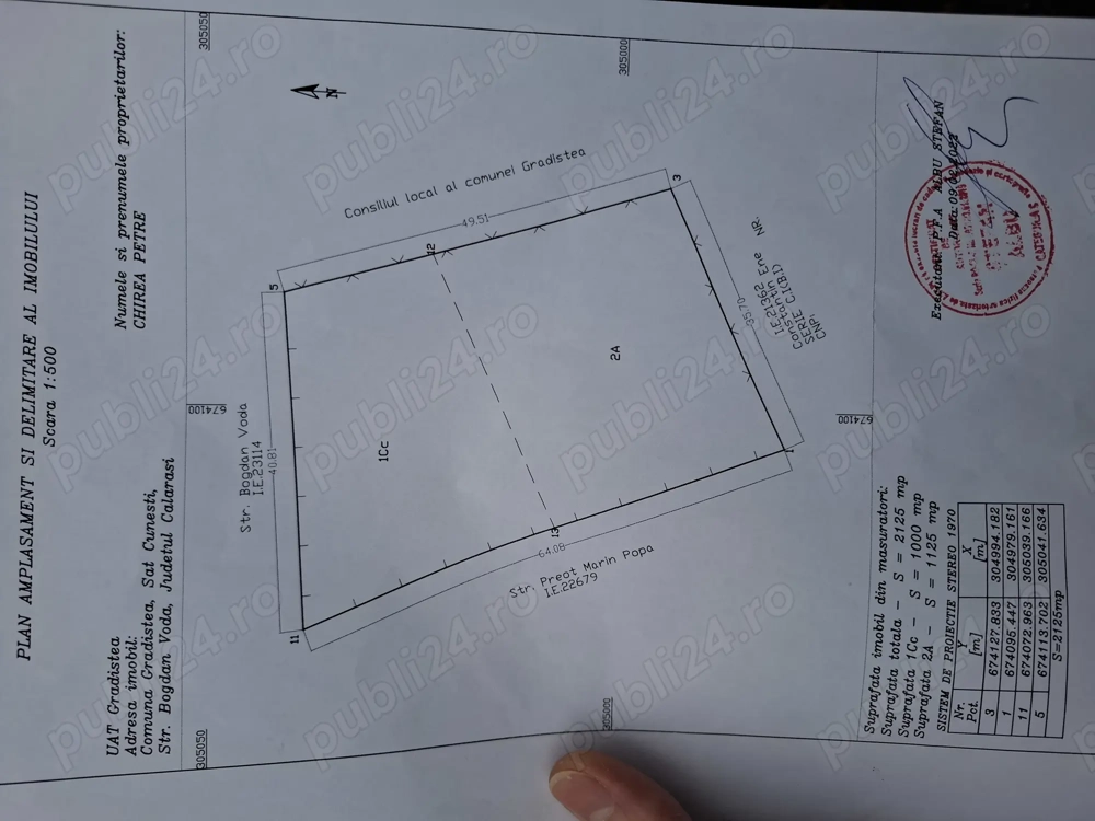 Vând teren itravilan