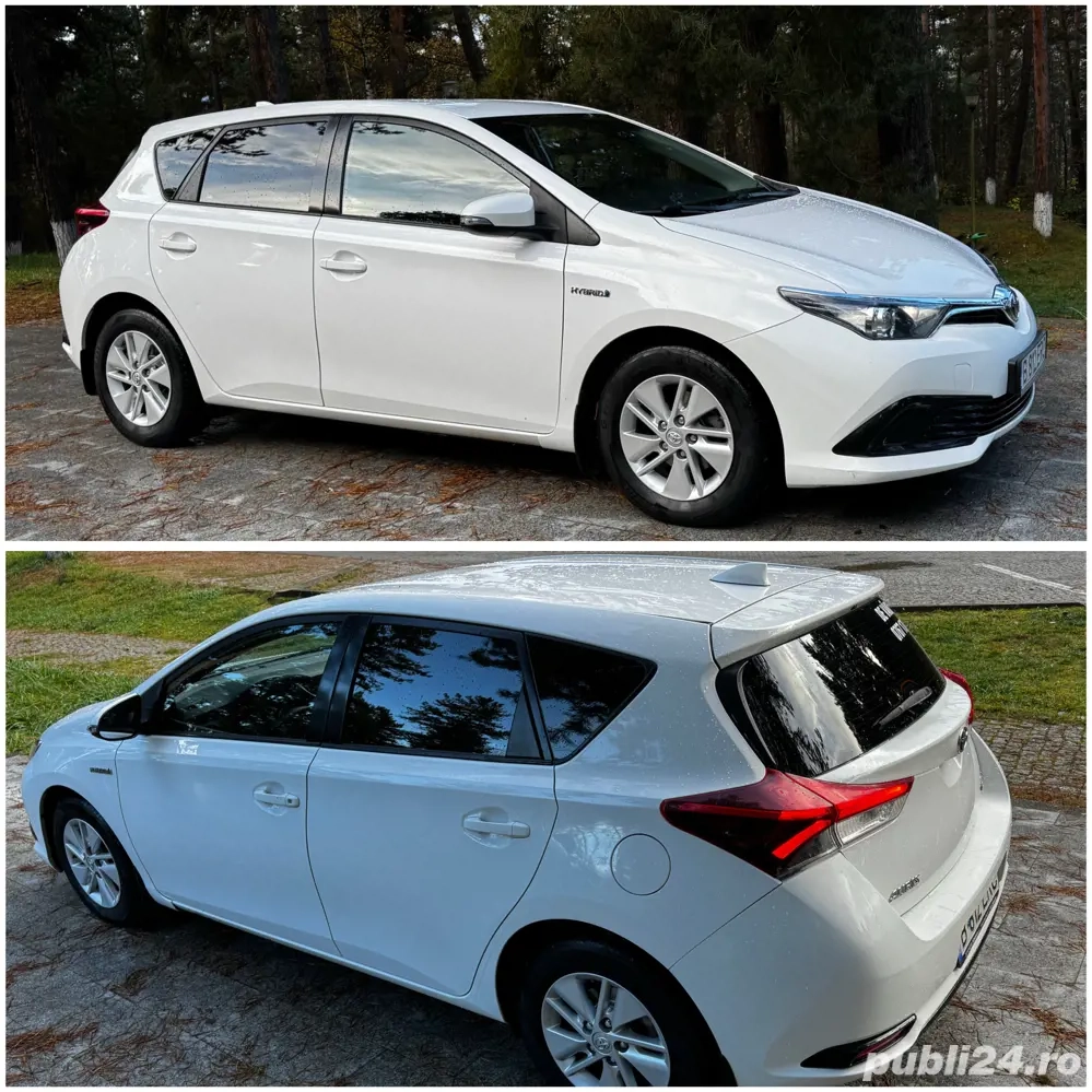 Toyota Auris Hybrid 1.8 e-CVT 99 CP+ 24 CP ( electric) | 2017 luna Martie | Istoric complet Toyota 