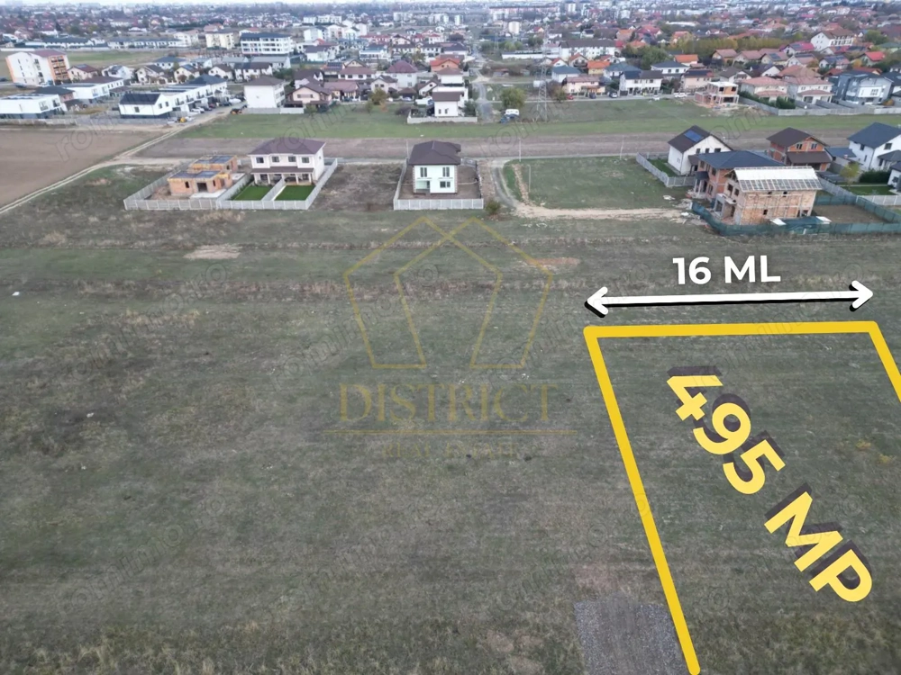 Teren 825mp  cu autorizatie de duplex sau casa individuala | Giroc