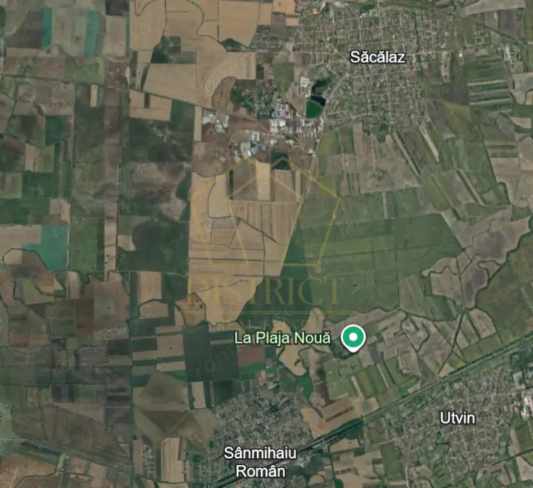 Teren extravilan pretabil P.U.Z. industrial | Sacalaz - Sanmihaiu Roman