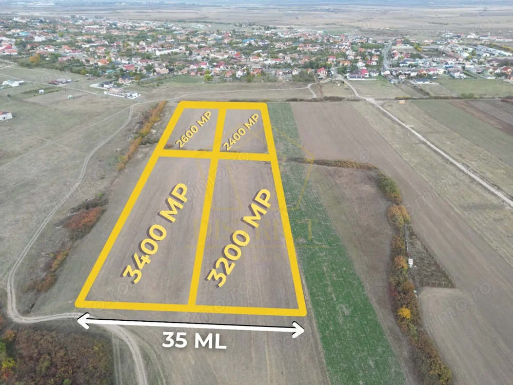 Teren arabil Intravilan 11600mp | LmP | Remetea Mare | COM 0%