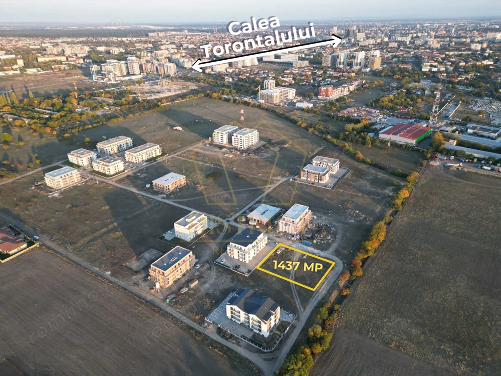 COM 0% Teren de bloc cu 22 de apartamente si utilitati | Torontalului