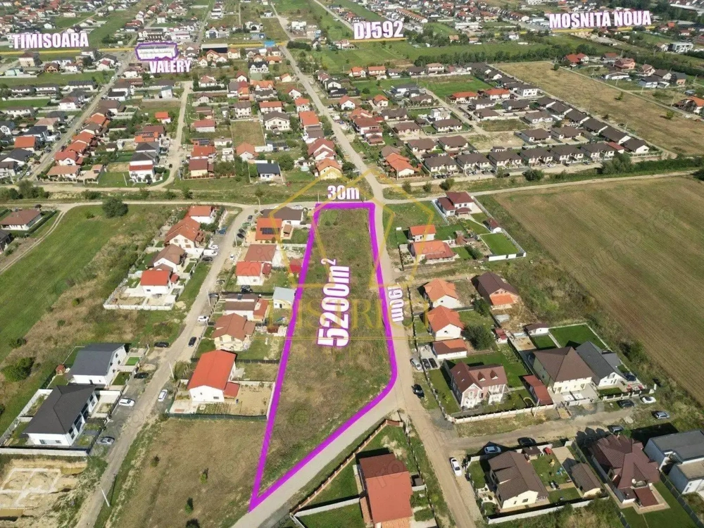 Teren cu suprafata de 5.200mp | VALERY | Mosnita Noua