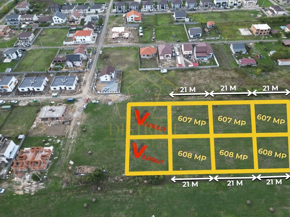 Parcele de teren cu suprafete de 600mp | Kaufland | Mosnita Noua