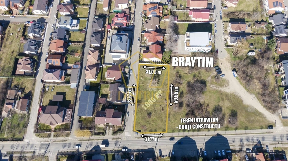 Teren intravilan 1.906 mp | Braytim | Timisoara