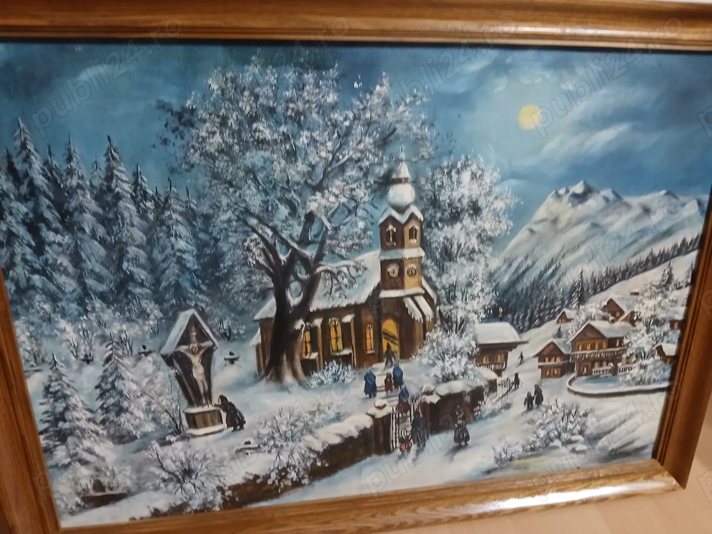 Tablou ulei foarte frumos plus un goblen