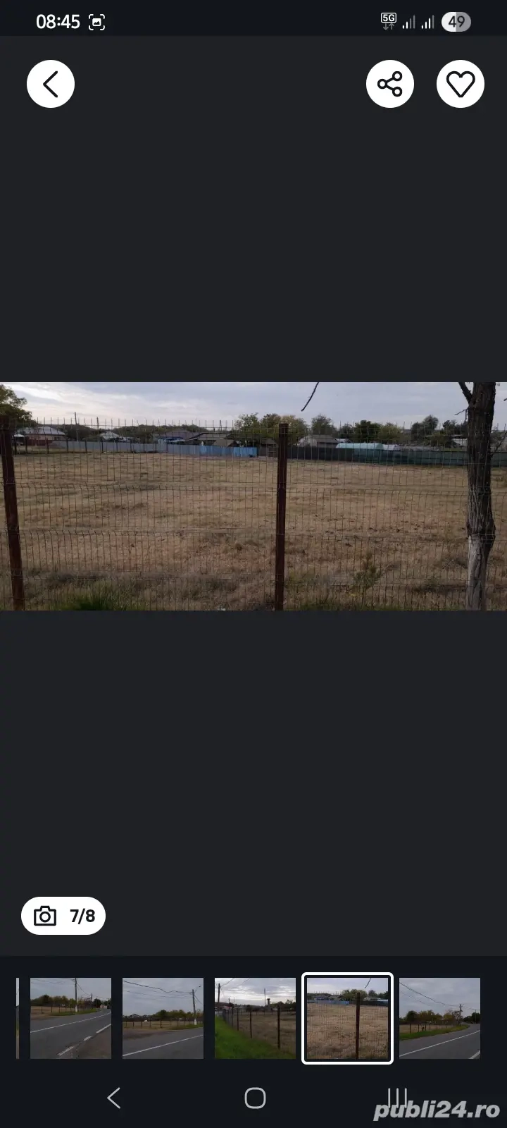 Teren intravilan 2500mp