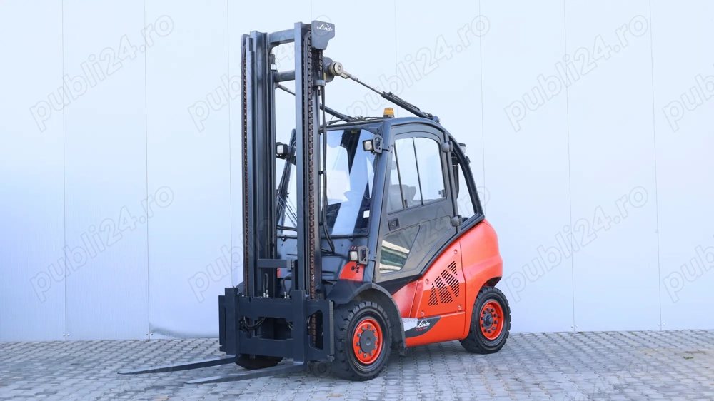 Linde H40D motostivuitor Diesel, an 2018, ore 10545, catarg duplex