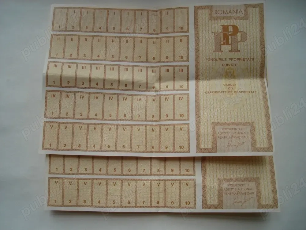  certificate de PROPIETATE FPP