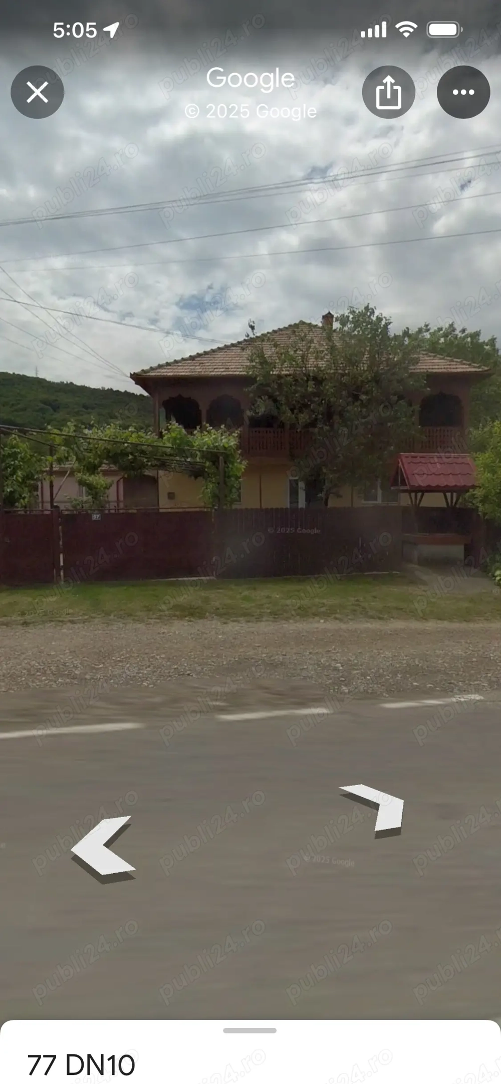 Se vinde casa la Valea Lupului cu teren