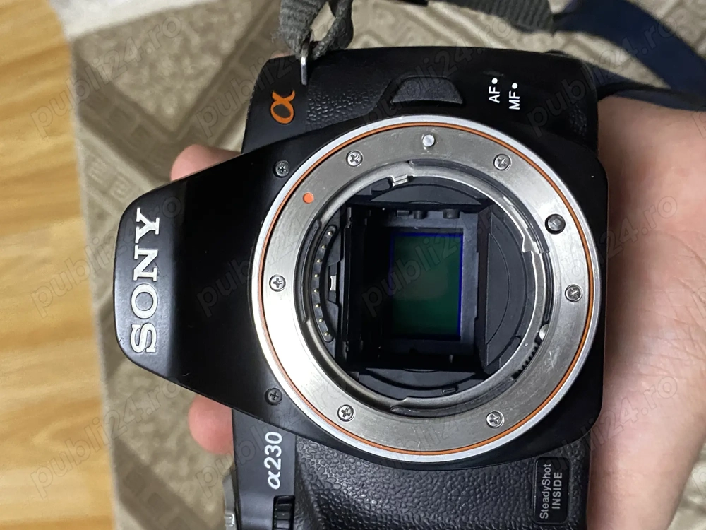 aparat foto sony A230+ 3 obiective