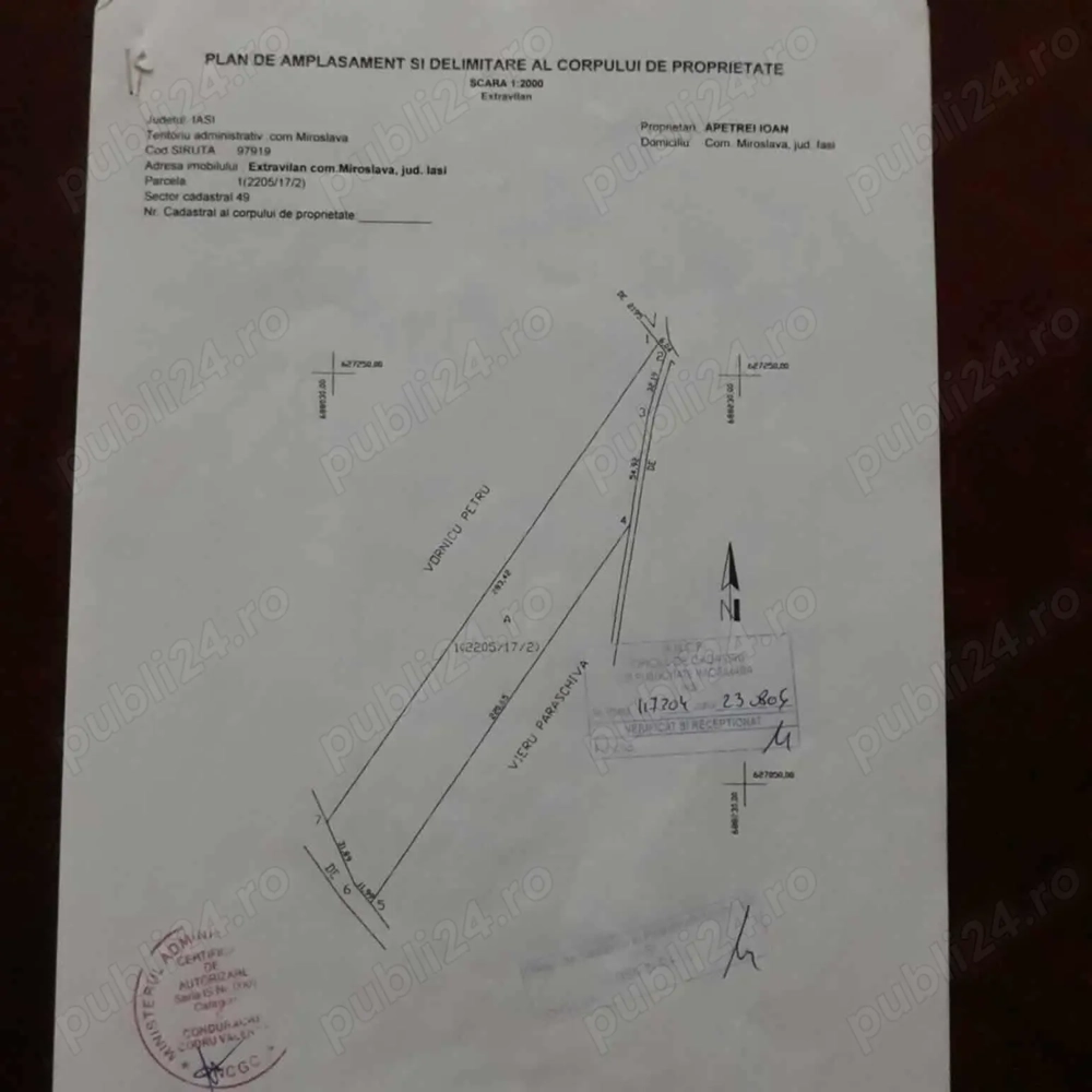 ! Teren extravilan, Miroslava Iași !!