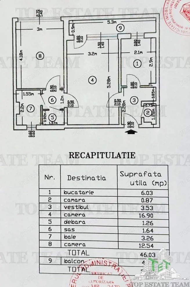 Apartament 2 camere de vanzare zona Obor