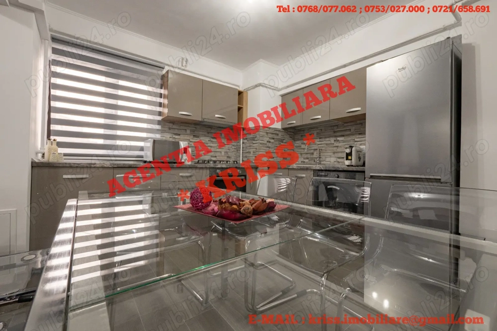 Apartament Ultracentral Pitești 4 Camere De Lux Etaj 1 CF1 Decomandat Mobilat Utilat 117M Terasă 25M