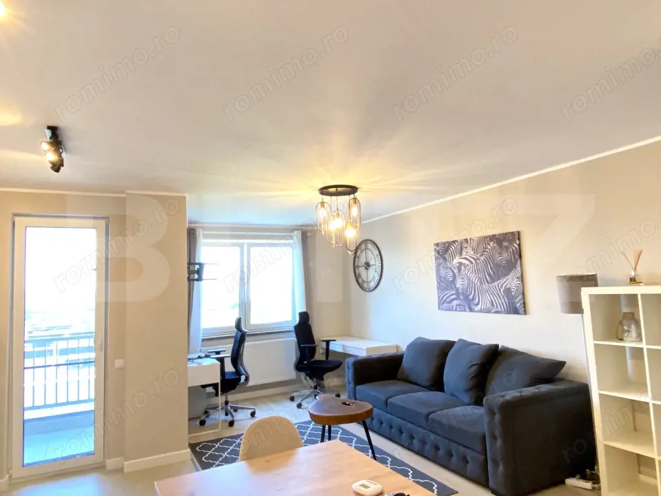 Apartament mobilat modern de 2 camere , parcare subteran,  60 mp, zona Marasti