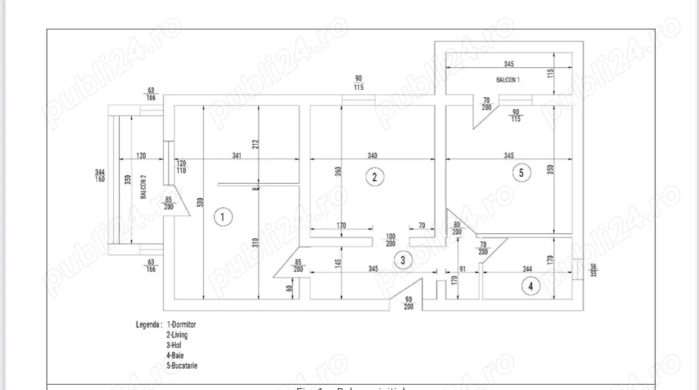 Vând apartament 2 camere, suprafață 62mp