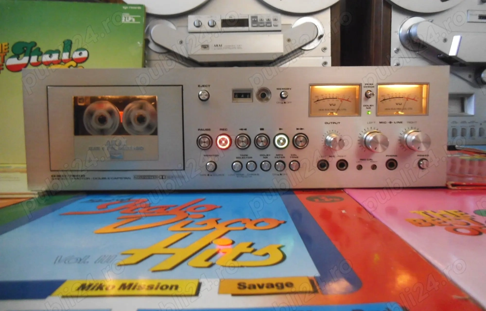 Casetofon Deck AKAI GXC-760D 3-HEAD  3-MOTOR   Double Capstan ADR System