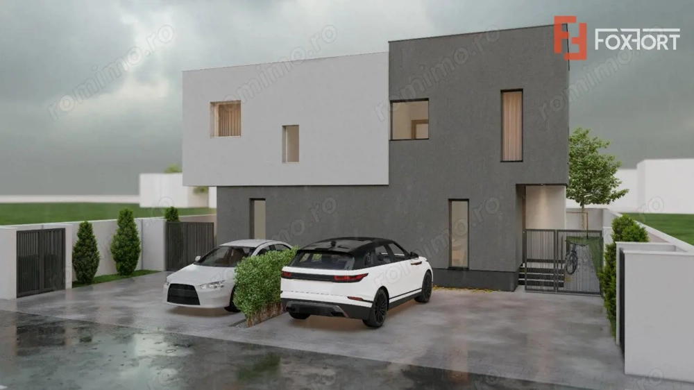 Duplex cu 3 camere si teren de 247 mp de vanzare in localitatea Sacalaz